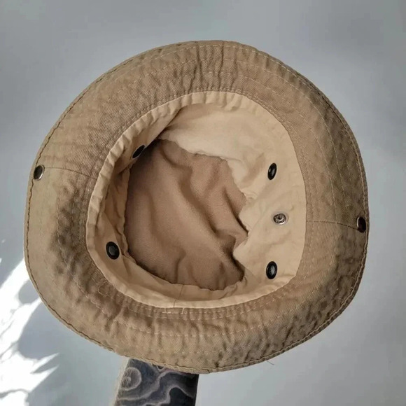 Khaki Bucket Gorpcore Fishing Hat - Picture 4 of 6